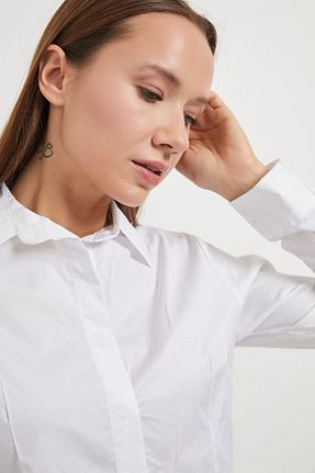 پیراهن سفید زنانه اسلیم فیت Arma Life - کد 920875117