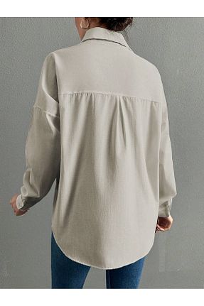 پیراهن بژ زنانه اورسایز Basko fashion - کد 920881495