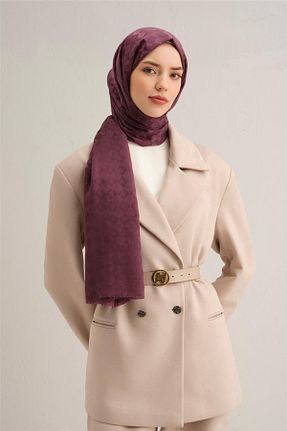 شال بنفش زنانه ابریشم Armine - کد 895767356