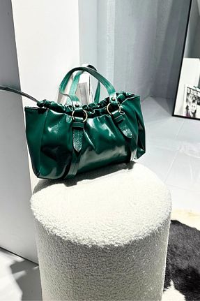کیف دوشی سبز زنانه چرم مصنوعی Ece Atelier - کد 920438755