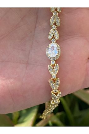 دستبند استیل (فولاد) سبز زنانه رودیوم BEKLEMİN TAKILARI - کد 920920563