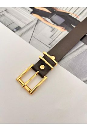 کمربند قهوه ای زنانه چرم مصنوعی MODAM HİFA - کد 893472317