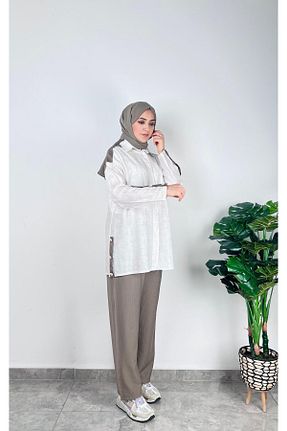 ست بالاتنه و پائین تنه زنانه بافتنی SOFT - کد 920941422