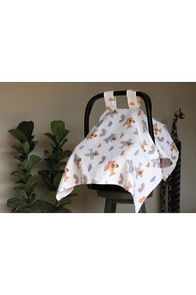 لوازم صندلی خودرو سفید بچه گانه Baby Gleam - کد 920939055