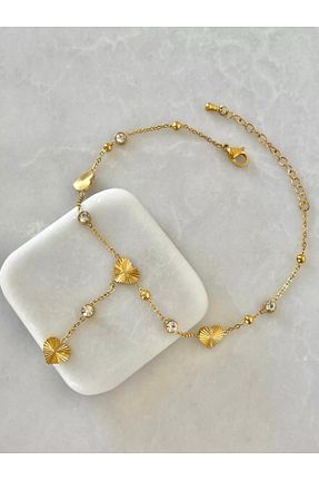 خلخال جواهر طلائی زنانه استیل (فولاد) SU PERİSİ TAKI BİJUTERİ - کد 920939157