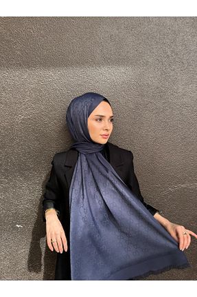 شال سرمه ای زنانه ابریشم Webinay Home - کد 920938873