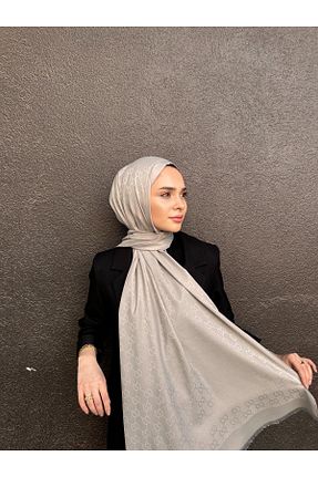 شال بژ زنانه ابریشم Webinay Home - کد 920938879