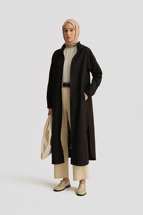 مانتو بلند حجاب مشکی زنانه Armine - کد 920944699
