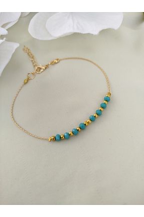 خلخال جواهر فیروزه ای زنانه استیل (فولاد) İPAR AKSESUAR - کد 921000522