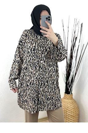 پیراهن حجاب رنگی زنانه رگولار HİFADEN - کد 920983292