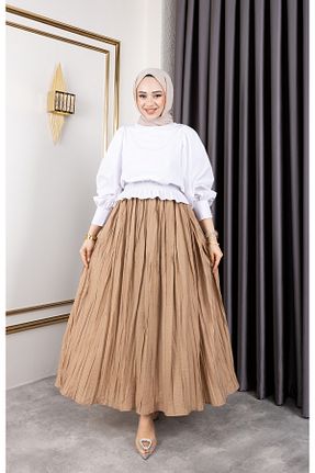 دامن حجاب بژ زنانه کلوش La MatildaLingerie - کد 921008194