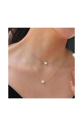گردنبند استیل ( فولاد ) زرد زنانه استیل (فولاد) Genel Markalar - کد 920982035
