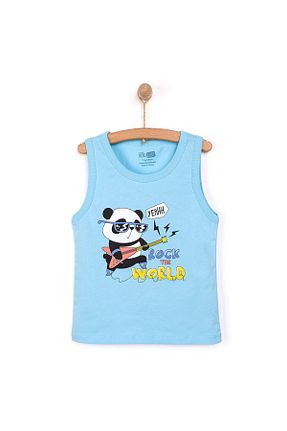 تیشرت متالیک بچه گانه یقه دوچرخه ebebek Hello Baby - کد 921040716