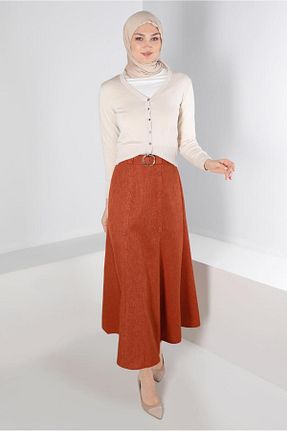 دامن حجاب نارنجی زنانه رگولار Alvina - کد 793827405