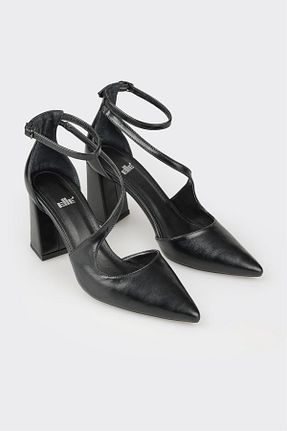 کفش پاشنه بلند کلاسیک مشکی زنانه پلی اورتان Elle - کد 921052688