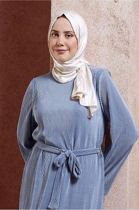 شال بژ زنانه پلی استر Alvina - کد 857594593