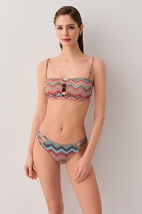 بالاتنه بیکینی رنگی زنانه ساده Suwen - کد 921057257