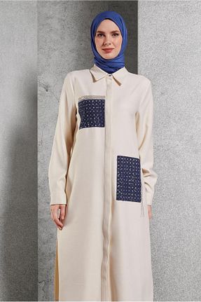تونیک حجاب نباتی زنانه پلی استر Alvina - کد 882358348