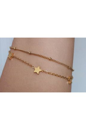 خلخال جواهر طلائی زنانه استیل (فولاد) BNGaksesuar - کد 829911178