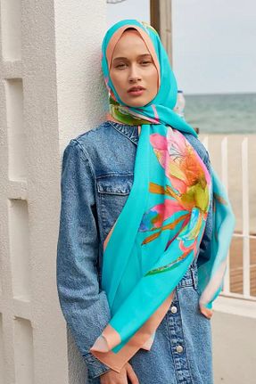 شال قهوه ای زنانه ویسکون ED Scarf - کد 838699169