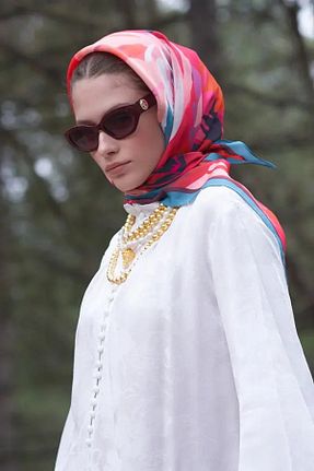 روسری قرمز مودال ED Scarf - کد 812269628
