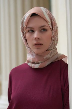 روسری بژ مودال ED Scarf - کد 812269478