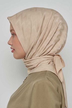 شال بژ زنانه پنبه ای ED Scarf - کد 760936372