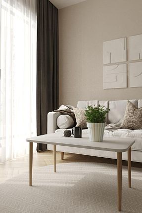 میز جلو مبلی طوسی Suntalam woodaria - کد 917409168