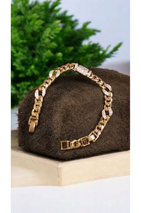 دستبند جواهر زرد زنانه زیرکن Rose Jewellery Official - کد 921081429
