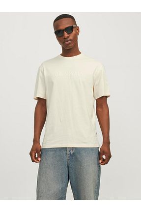تیشرت سفید مردانه رگولار Jack & Jones - کد 838878601
