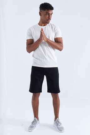 شلوارک و برمودا مشکی مردانه رگولار TOMMY LIFE - کد 40227518