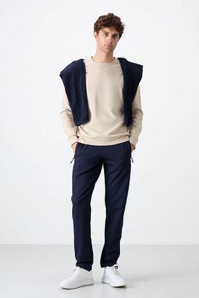 شلوار کرمگن سرمه ای مردانه اسلیم فیت TOMMY LIFE - کد 46129049