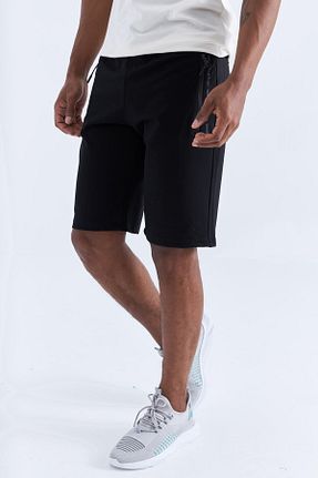 شلوارک و برمودا مشکی مردانه رگولار TOMMY LIFE - کد 40227518