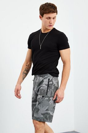 شلوارک و برمودا طوسی مردانه Relaxed TOMMY LIFE - کد 37611593