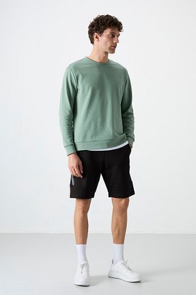 شلوارک و برمودا مشکی مردانه Relaxed Air Jones - کد 717486315