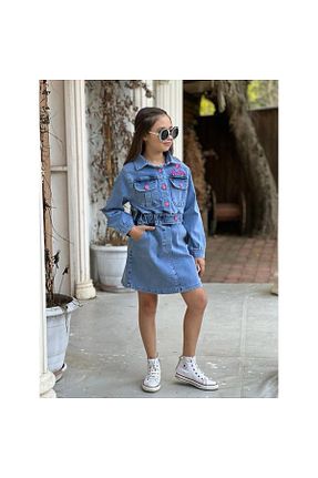 لباس آبی بچه گانه جین MiDi kids - کد 921885718