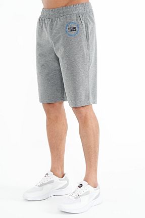 شلوارک و برمودا طوسی مردانه Relaxed Air Jones - کد 739039197