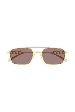 عینک آفتابی قهوه ای زنانه 54 Gucci - کد 921088864