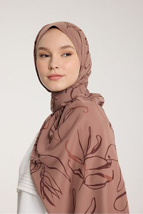 شال قهوه ای زنانه PURESCARFS - کد 921886675