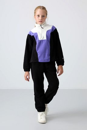 سوئیشرت مشکی بچه گانه نقش دار / کار شده TOMMY LIFE - کد 852964646