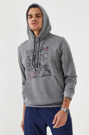 سوئیشرت طوسی مردانه Kamuflaj TOMMY LIFE - کد 51718568