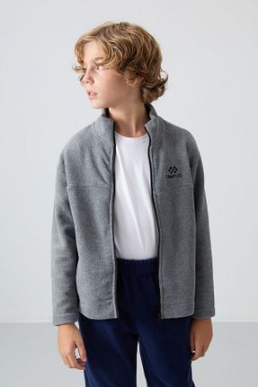 سوئیشرت طوسی بچه گانه ساده TOMMY LIFE - کد 852964626