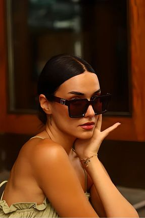 عینک آفتابی قهوه ای زنانه UV400 Modalucci - کد 816689679