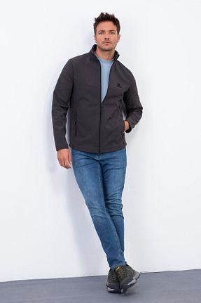 کاپشن طوسی مردانه رگولار TOMMY LIFE - کد 183332632