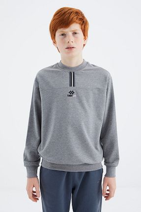 سوئیشرت طوسی بچه گانه چاپی TOMMY LIFE - کد 772441126