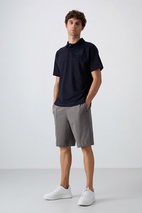 شلوارک و برمودا طوسی مردانه Relaxed TOMMY LIFE - کد 812618633