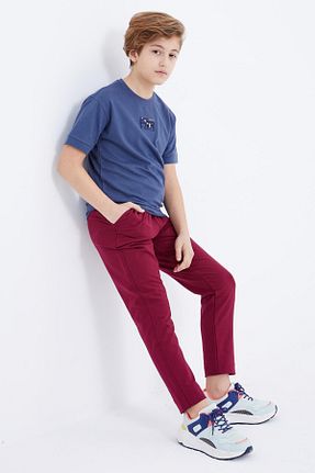 شلوار کرمگن رنگی بچه گانه اسلیم فیت TOMMY LIFE - کد 269505190