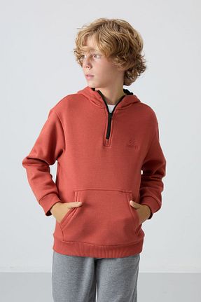 سوئیشرت سفید بچه گانه نقش دار / کار شده TOMMY LIFE - کد 853847006