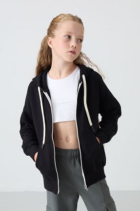 سوئیشرت مشکی بچه گانه ساده TOMMY LIFE - کد 855388347