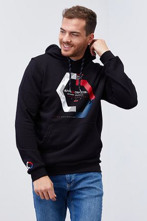 سوئیشرت سرمه ای مردانه هندسی TOMMY LIFE - کد 51722548